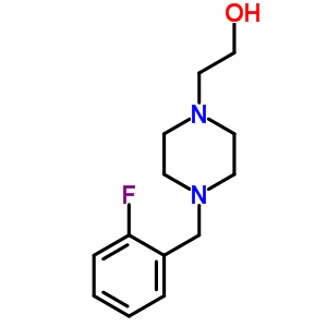 2-[4-(2-氟苄基)哌嗪]-1-乙醇结构式_215654-93-6结构式