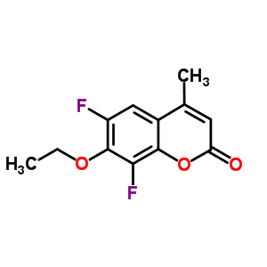 6,8-Difluoro-7-ethoxy-4-methylcoumarin Structure,215868-24-9Structure