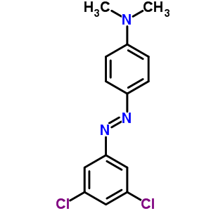 Benzenamine,4-[2-(3,5-dichlorophenyl)diazenyl]-n,n-dimethyl- Structure,21677-28-1Structure