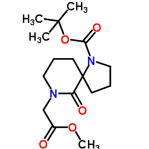 6-Oxo-1,7-diazaspiro[4.5]decane-7-acetic acid methyl ester Structure,216864-20-9Structure