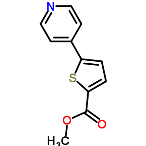 Methyl 5-(pyridin-4-yl)thiophene-2-carboxylate Structure,216867-33-3Structure