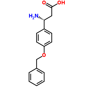 (R)-3-(对苄氧基苯基)-beta-丙氨酸结构式_218608-77-6结构式