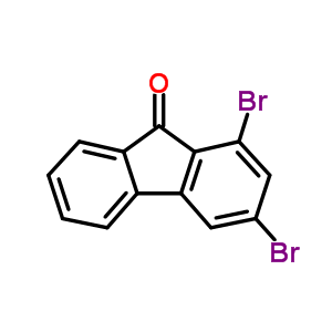 9H-fluoren-9-one,1,3-dibromo- Structure,21878-91-1Structure