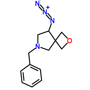 8-叠氮基-6-(苯基甲基)-2-噁-6-氮杂螺[3.4]辛烷结构式_219869-43-9结构式