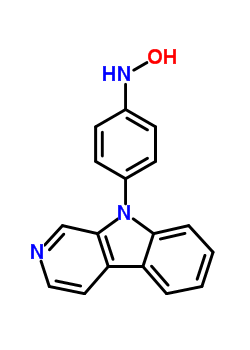 9-(4-hydroxyaminophenyl)-9h-pyrido[3,4-b]indole Structure,219959-87-2Structure