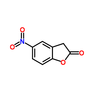 5-Nitro-1-benzofuran-2(3H)-one Structure,21997-23-9Structure