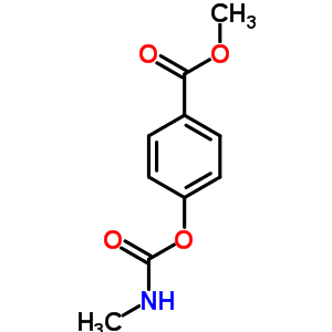 Benzoic acid,4-[[(methylamino)carbonyl]oxy]-, methyl ester Structure,21998-12-9Structure