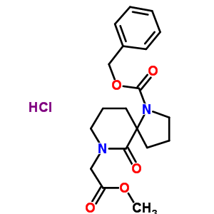 1-[(1,1-Dimethylethoxy)carbonyl]-6-oxo-1,7-diazaspiro[4.5]decane-7-acetic acid methyl ester Structure,220009-35-8Structure