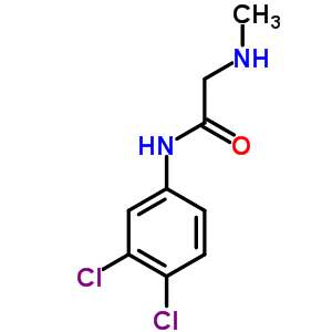 N-(3,4-dichlorophenyl)-2-(methylamino)acetamide hydrochloride Structure,22010-09-9Structure