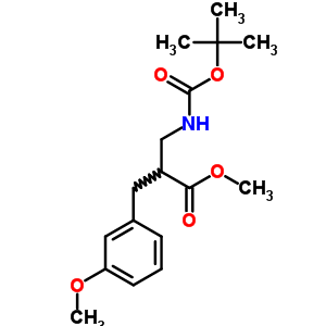 Methyl 2-n-boc-2-aminomethyl-3-(3-methoxy-phenyl)-propionate Structure,220117-40-8Structure