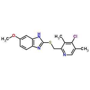 5-Methoxy-2-{[(4-chloro-3,5-dimethyl-pyridin-2-yl)methyl]thio}-1h-benzimidazole Structure,220757-74-4Structure