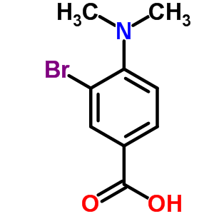 3-Bromo-4-(dimethylamino)benzoic acid Structure,220844-83-7Structure