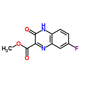 Methyl 7-fluoro-3-oxo-3,4-dihydroquinoxaline-2-carboxylate Structure,221167-39-1Structure