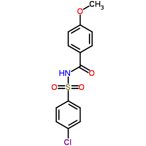 Benzamide,n-[(4-chlorophenyl)sulfonyl]-4-methoxy- Structure,22187-55-9Structure