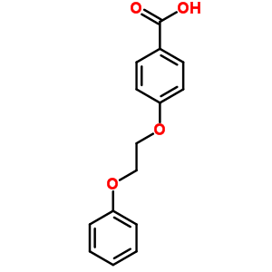 Benzoic acid,4-(2-phenoxyethoxy)- Structure,22219-63-2Structure