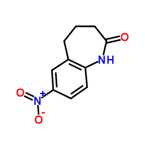 7-Nitro-1,3,4,5-tetrahydro-benzo[b]azepin-2-one Structure,22246-45-3Structure