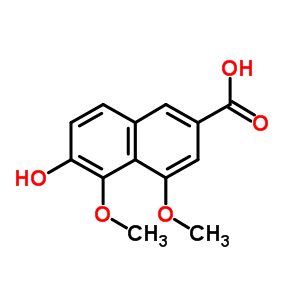 6-Hydroxy-4,5-dimethoxy-2-naphthalenecarboxylic acid Structure,22280-85-9Structure