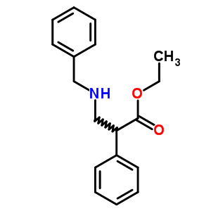 Ethyl 2-phenyl-3-(n-benzylamino)propionate Structure,22319-48-8Structure