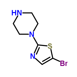 1-(5-溴-2-噻唑)-哌嗪结构式_223514-48-5结构式