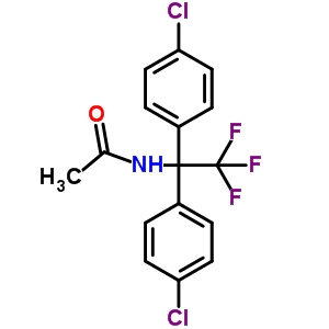 N-[1,1-双(4-氯苯基)-2,2,2-三氟乙基]-乙酰胺结构式_2247-71-4结构式