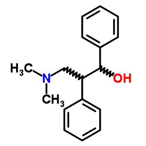 Benzeneethanol, b-[(dimethylamino)methyl]-a-phenyl- Structure,22563-98-0Structure