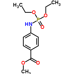 Benzoic acid,4-[(diethoxyphosphinyl)amino]-, methyl ester Structure,22700-22-7Structure