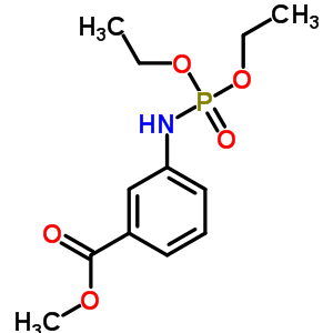 Benzoic acid,3-[(diethoxyphosphinyl)amino]-, methyl ester Structure,22700-46-5Structure