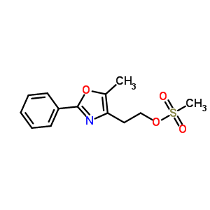 2-(5-Methyl-2-phenyloxazol-4-yl)ethyl methanesulfonate Structure,227029-27-8Structure