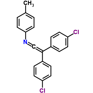 Benzenamine,n-[2,2-bis(4-chlorophenyl)ethenylidene]-4-methyl- Structure,22731-54-0Structure