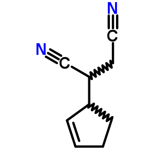 Butanedinitrile,2-(2-cyclopenten-1-yl)- Structure,22755-70-0Structure