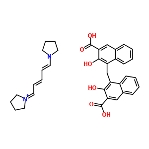 4-[(3-Carboxy-2-hydroxy-naphthalen-1-yl)methyl]-3-hydroxy-naphthalene-2-carboxylic acid Structure,22974-36-3Structure