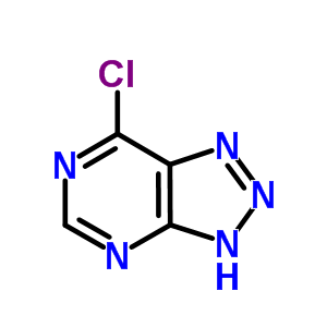 7-Chloro-3h-1,2,3-triazolo[4,5-d]pyrimidine Structure,23002-52-0Structure