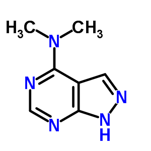 N,n-dimethyl-1h-pyrazolo[3,4-d]pyrimidin-4-amine Structure,23002-57-5Structure