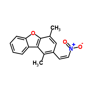 Dibenzofuran,1,4-dimethyl-2-(2-nitroethenyl)- Structure,23018-26-0Structure