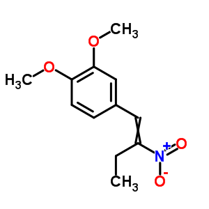 1,2-二甲氧基-4-(2-硝基-1-丁烯-1-基)-苯结构式_23023-08-7结构式