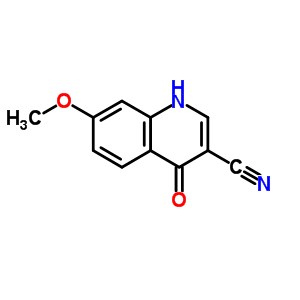 4-Hydroxy-7-methoxy-3-quinolinecarbonitrile Structure,2305-69-3Structure