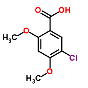 5-chloro-2,4-dimethoxy-benzoic acid Structure,23053-81-8Structure