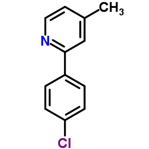 2-(4-Chloro-phenyl)-4-methyl-pyridine Structure,23182-19-6Structure