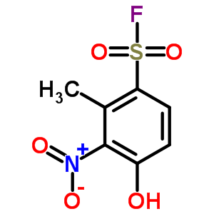 Benzenesulfonylfluoride, 4-hydroxy-2-methyl-3-nitro- Structure,23379-32-0Structure