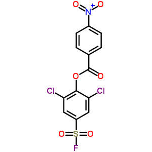 Benzenesulfonylfluoride, 3,5-dichloro-4-[(4-nitrobenzoyl)oxy]- Structure,23379-34-2Structure