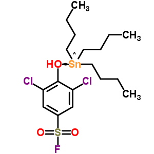 Benzenesulfonylfluoride, 3,5-dichloro-4-[(tributylstannyl)oxy]- Structure,23383-89-3Structure