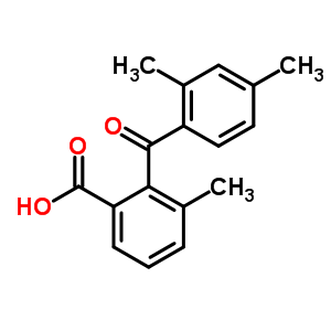 Benzoicacid, 2-(2,4-dimethylbenzoyl)-3-methyl- Structure,2346-66-9Structure