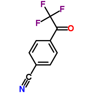 4-(2,2,2-Trifluoroacetyl)benzonitrile Structure,23516-85-0Structure