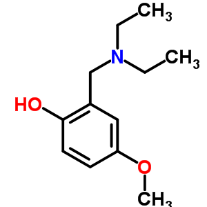 2-(Diethylaminomethyl)-4-Methoxy-phenol Structure,23562-78-9Structure