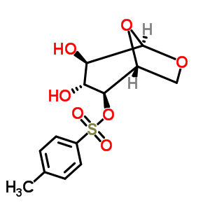 1,6-脱水-4-邻甲苯磺酰基-beta-d-吡喃葡萄糖结构式_23643-29-0结构式