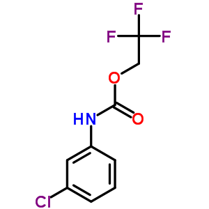 2,2,2-Trifluoroethyl 3-chlorophenylcarbamate Structure,2366-82-7Structure