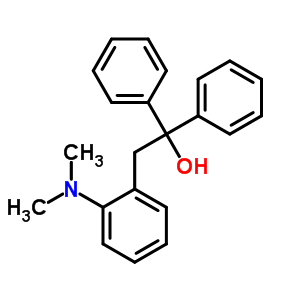 Benzeneethanol,2-(dimethylamino)-a,a-diphenyl- Structure,23666-96-8Structure