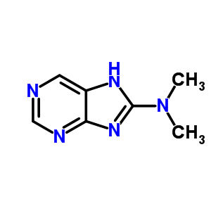 9H-purin-8-amine,n,n-dimethyl- Structure,23687-23-2Structure