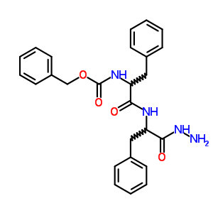 L-phenylalanine,n-[n-[(phenylmethoxy)carbonyl]-l-phenylalanyl]-, hydrazide (9ci) Structure,23815-00-1Structure