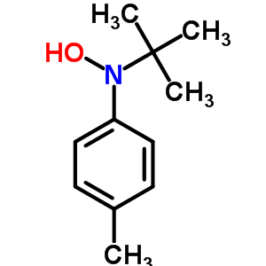 n-(1,1-二甲基乙基)-n-羟基-4-甲基-苯胺结构式_23819-52-5结构式